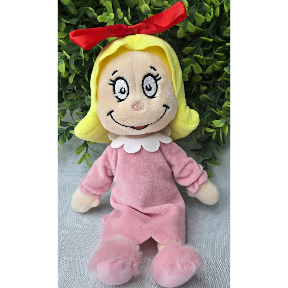 Aurora Dr Seuss Cindy Lou Who Plush 12" Grinch Stole Christmas Stuffed Doll 2023